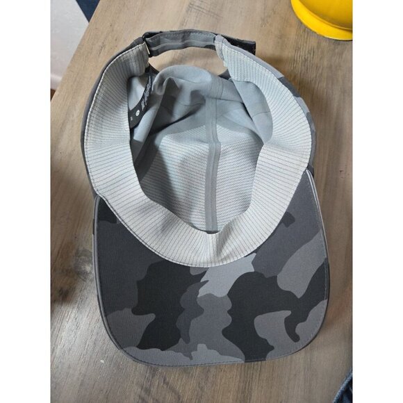 Lululemon Fast Free Run Cap Men’s Gray Camo Hat One Size - Picture 6 of 6
